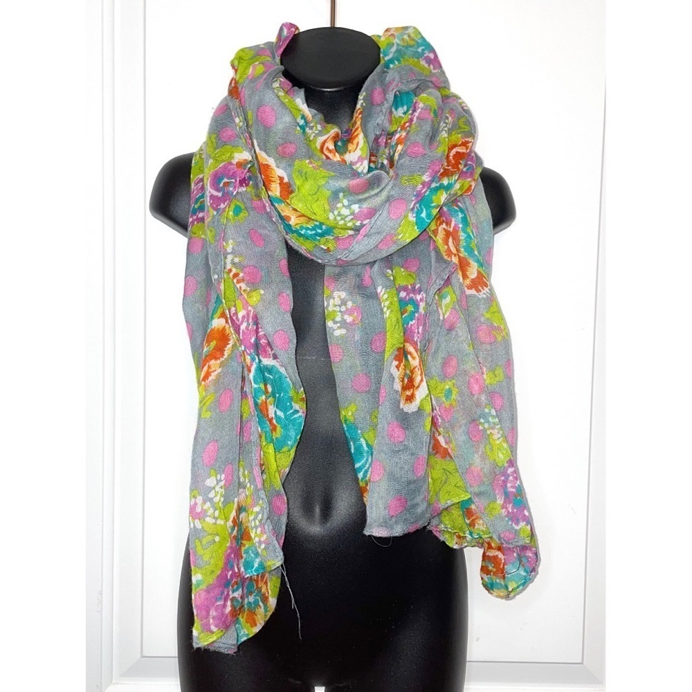 Floral scarf